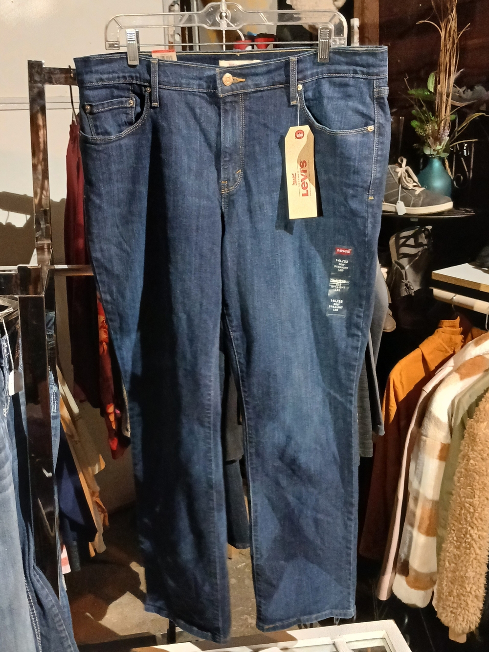 Levi's Women's Dark Blue Classic Straight Jeans